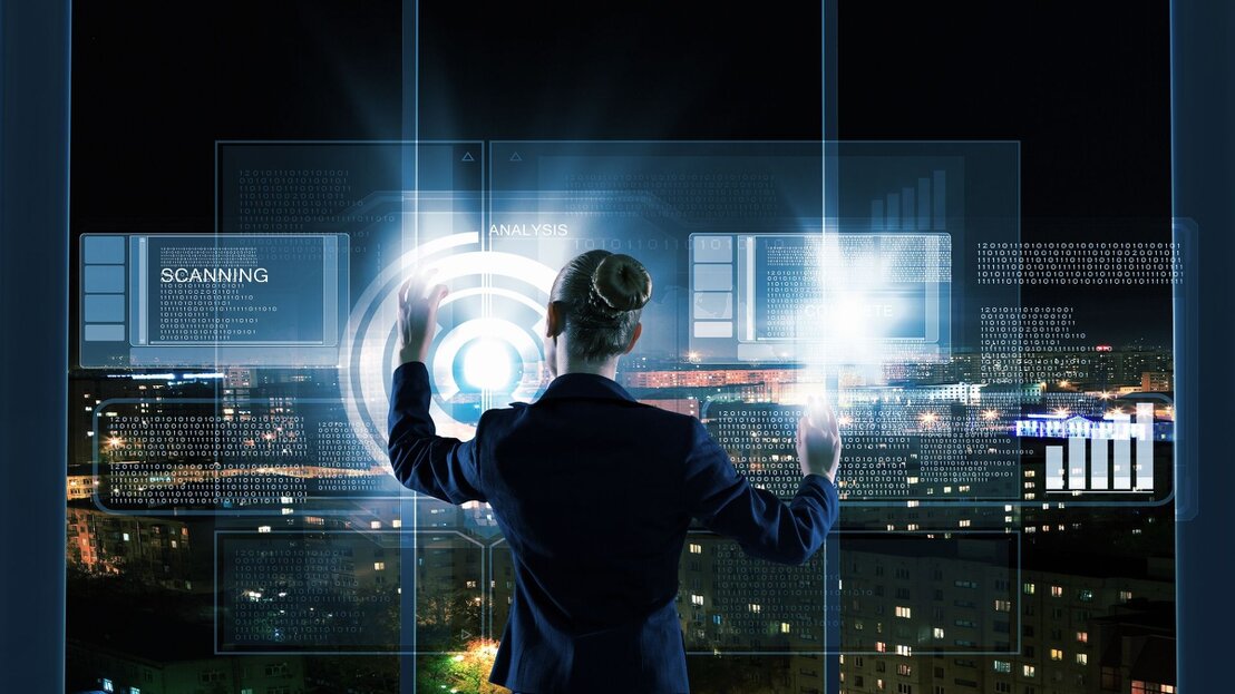 Online webinar session illustration